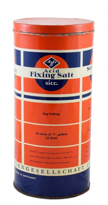 Agfa acid fixing salt  tin c. b 1
