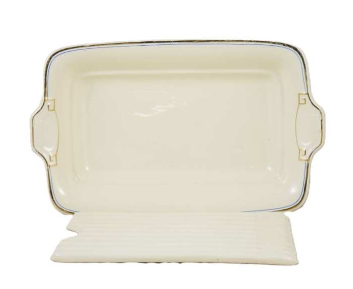 Vintage Boch asparagus serving dish kk. s 7