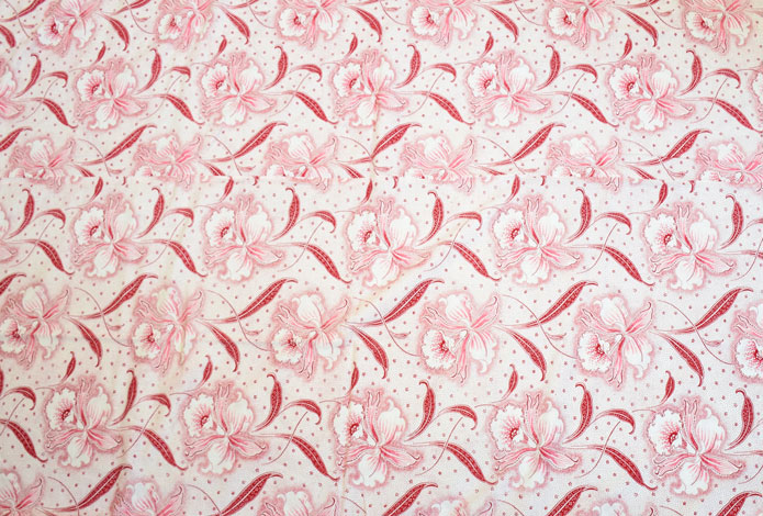 Antique Dutch duvet cover with lilies t. w 11