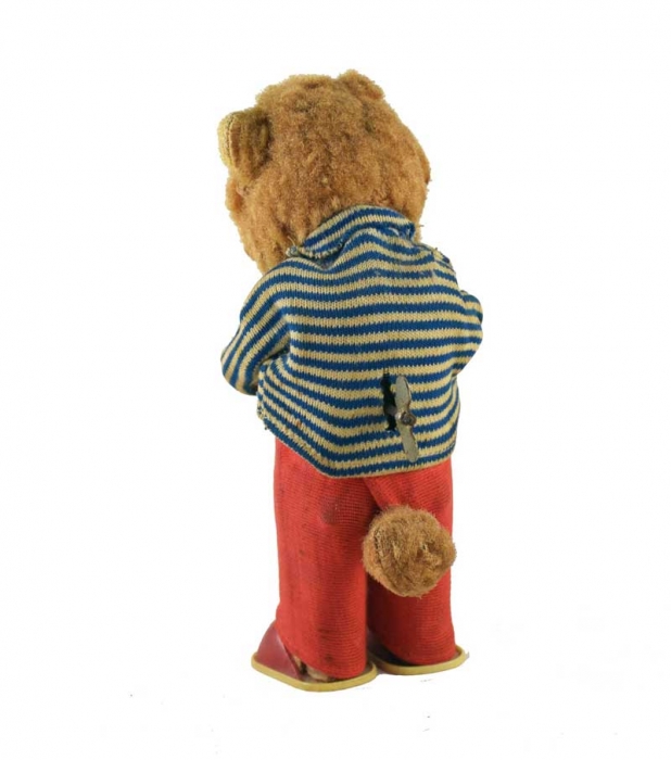 Vintage friction powered Wagner bear