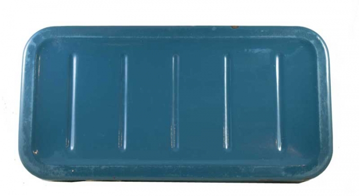 Broodtrommel blauw e. bl 9