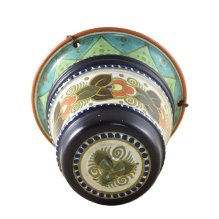 Dutch plateel hanging flowerpot