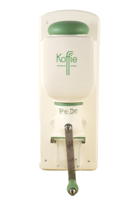Vintage wand koffiemolen PeDe Koffie nr. 14 Vintage wand koffiemolen PeDe Koffie nr. 14