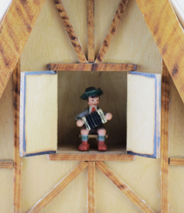 Vintage German  Erzgebirge Christmas forest house carrousel k. d 29