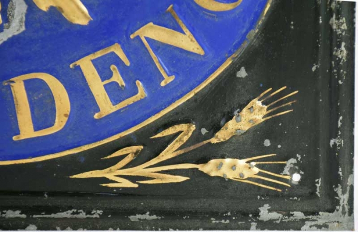 Antieke Franse brand merk wand plaat La Providence