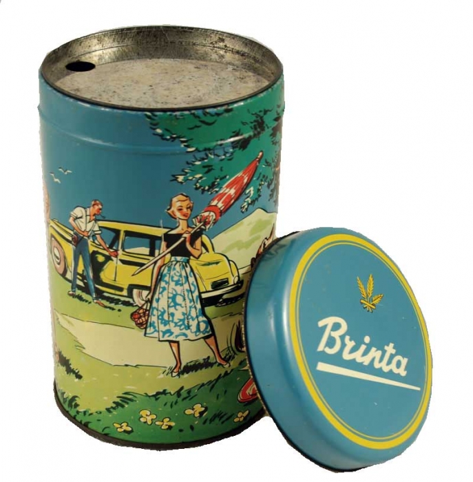 Dutch Brinta cereals tin