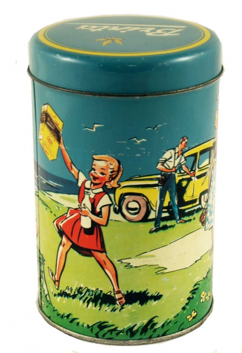 Dutch Brinta cereals tin