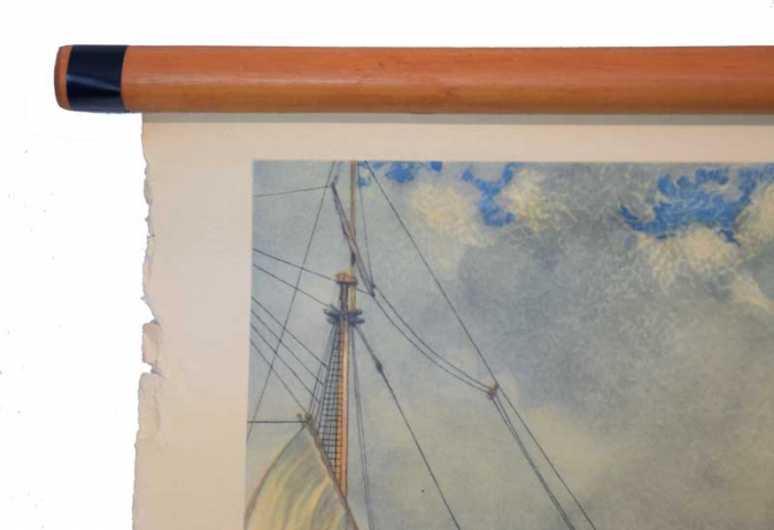 Schoolplaat Landing van prins Willem III bij Brixham, 1688