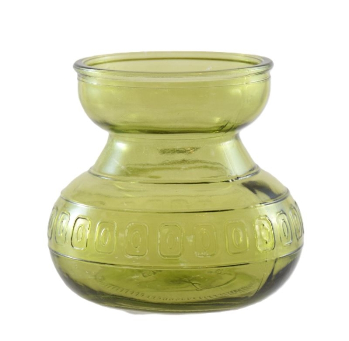 Green bulb vase ag. b 18