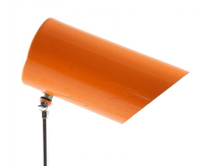 Retro seventies oranje bureaulamp v. sl 13