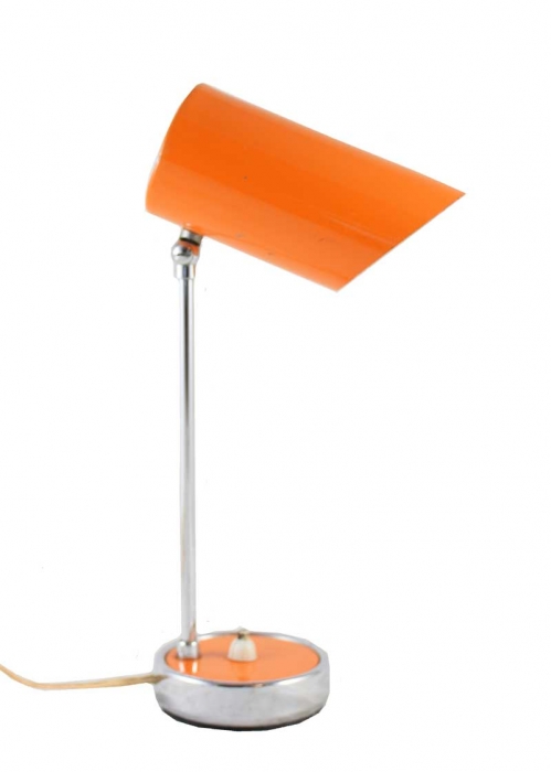 Retro seventies orange desk lamp v. sl 13