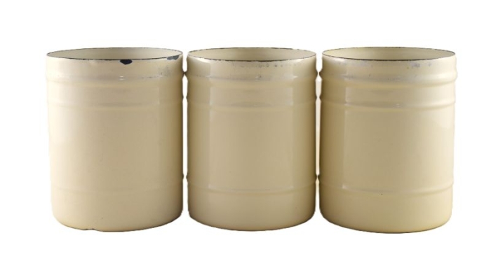 Vintage Dutch 3-piece kitchen canister set Koffie Thee Suiker e. c 9