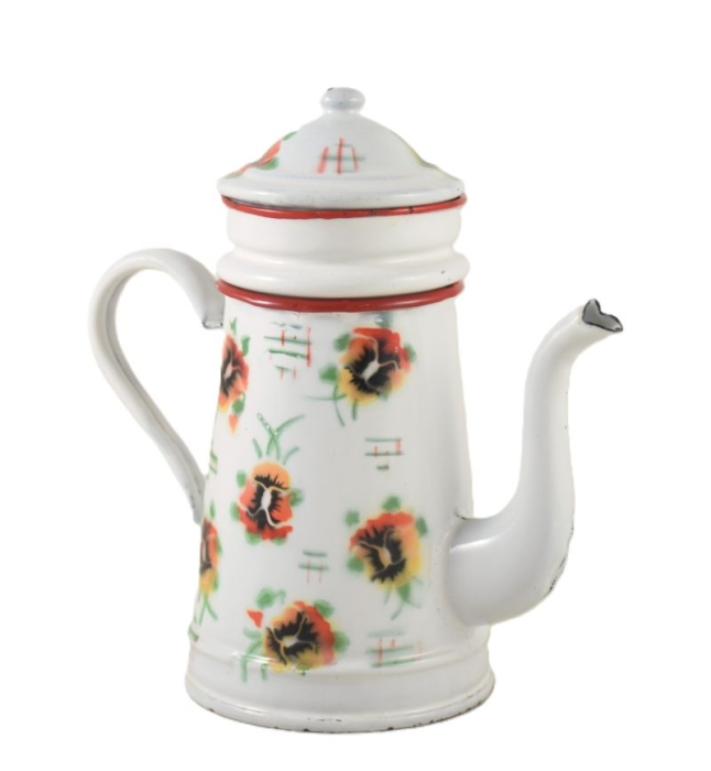 Antique French coffee pot e. ok 14 Antique French coffee pot e. ok 14