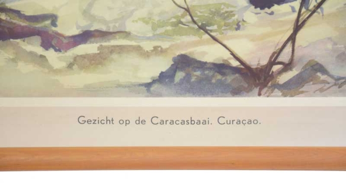 School chart Gezicht op de Cacacasbaai. Curacao. nr. 9