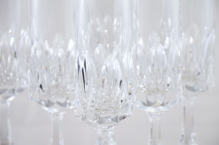Crystal champagne glasses kk. s 12