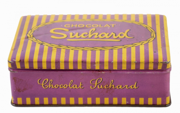 Chocolat Suchard tin