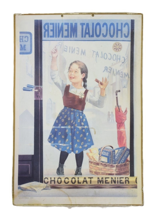 Vintage reclame Chocolat Menier Vintage reclame Chocolat Menier