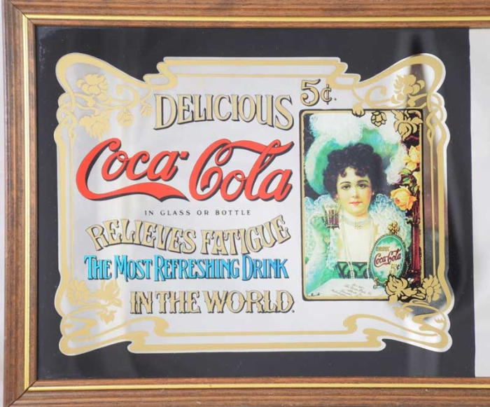 Coca Cola reclame spiegel