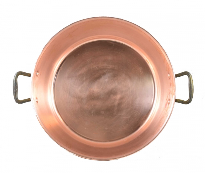 Vintage French copper jam pan