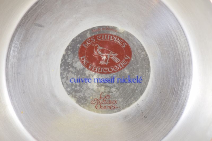 Vintage copper frying pan Les cuivres de Faucogney kk. p 2