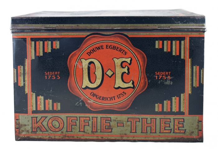 DE Koffie -Thee shop tin