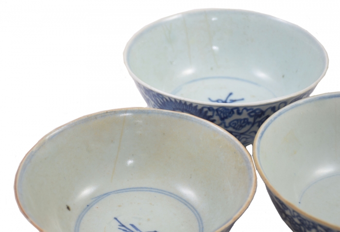 Set of three Diana cargo bowls