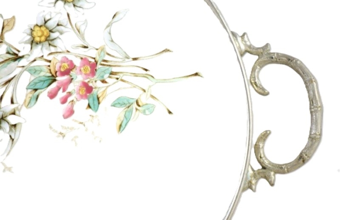 Antique oval shaped Dutch serving tray am. d 2