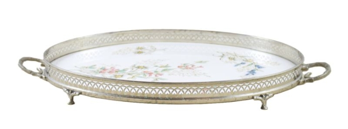 Antique oval shaped Dutch serving tray am. d 2