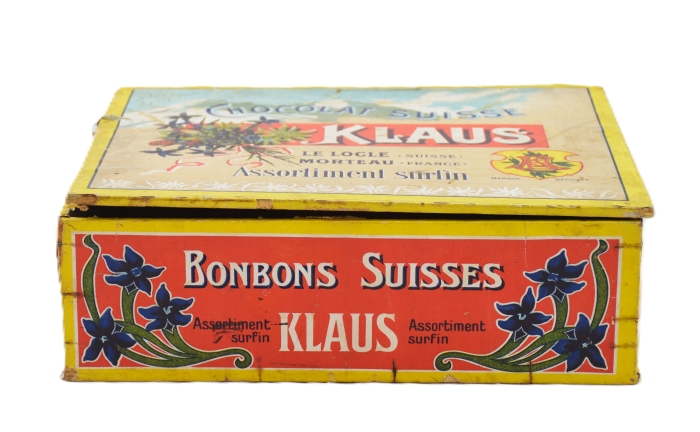 Vintage Klaus Chocolat Suisse doos