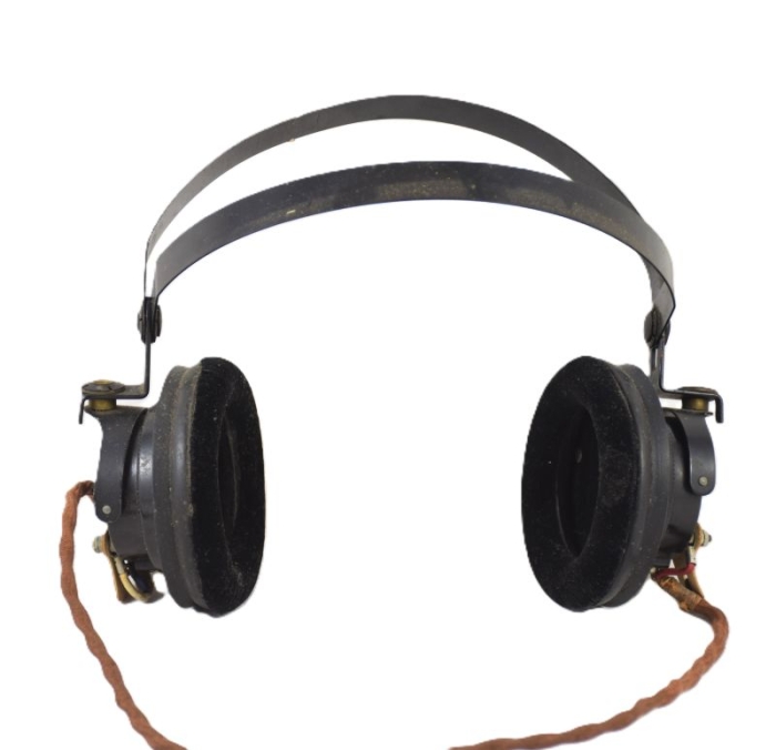 Original WW2 British Army DLR No. 3 headphones Original WW2 British Army DLR No. 3 headphones