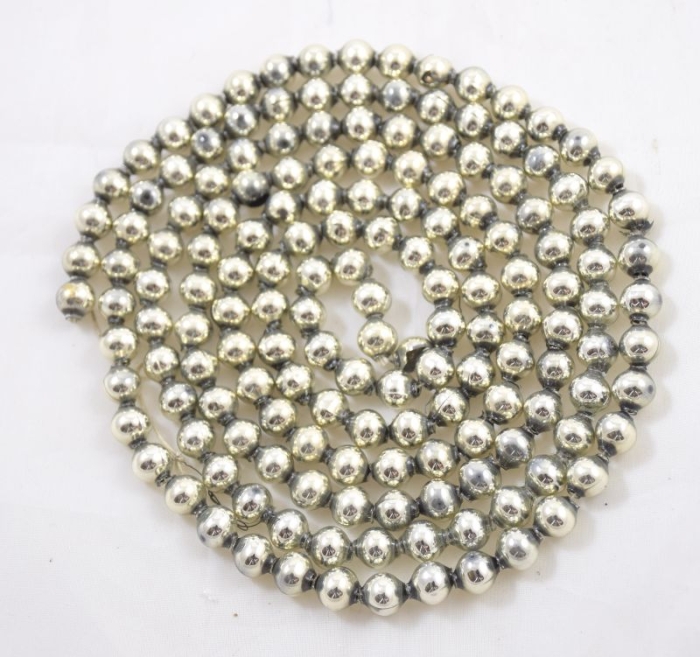 Christmas tree garland silver beads k. s 7