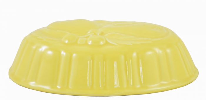 Ovale gele puddingvorm k. v 12
