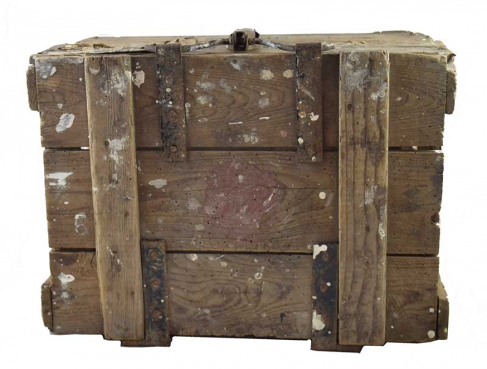 Vintage wooden crate Gele Rijder Deventer