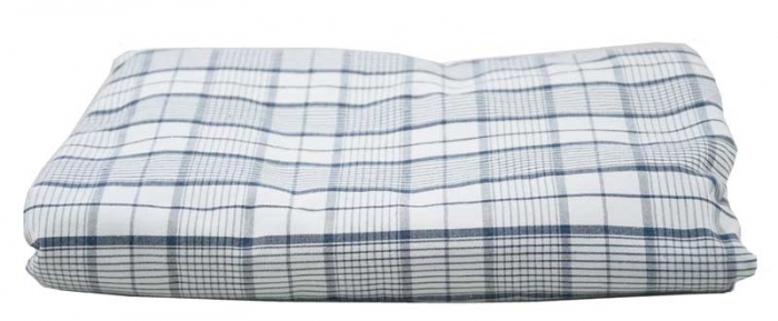 Antiek geruit beddenkleed t. b 12