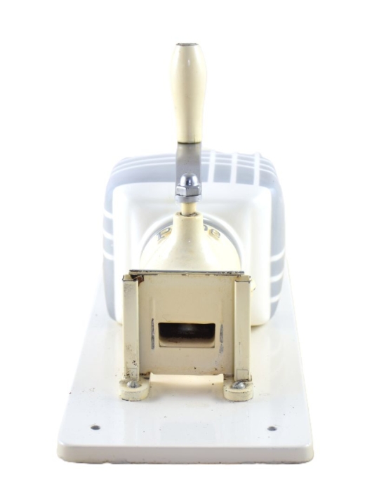 Vintage Dutch wall coffee grinder PeDe grey nr. 6