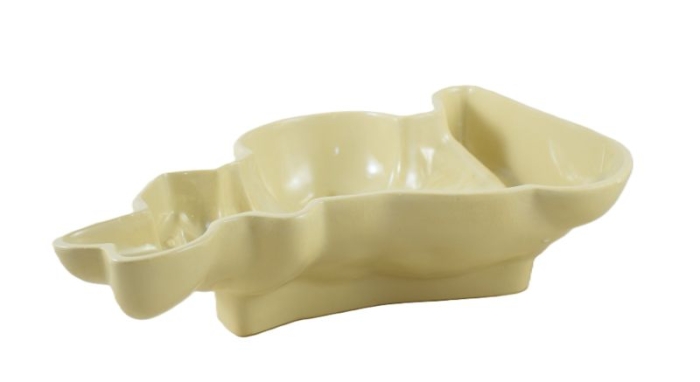 Vintage hare-shaped ceramic pudding mold kk. v 5