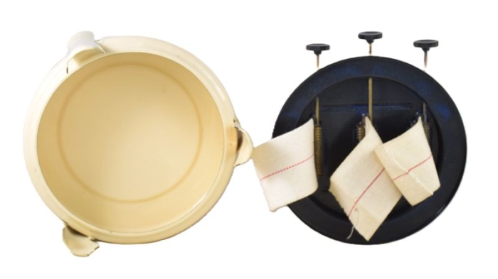 Vintage Dutch Haller  three wick burner kerosene stove e. c 4