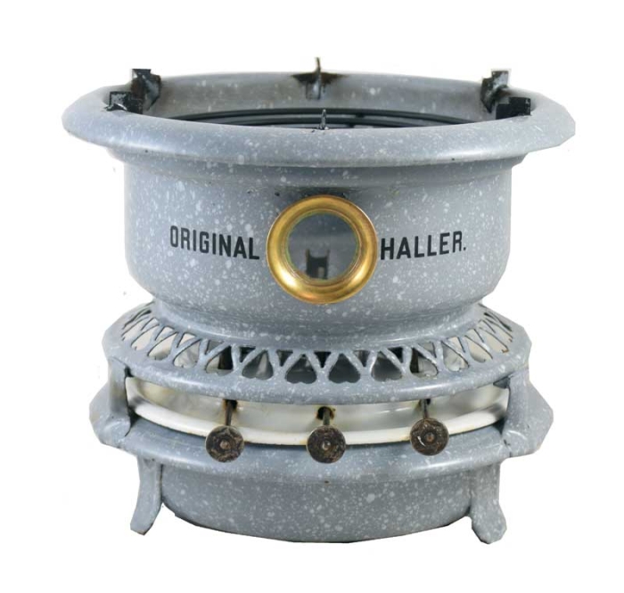 Dutch vintage three wick Haller burner kerosene stove e. g 5