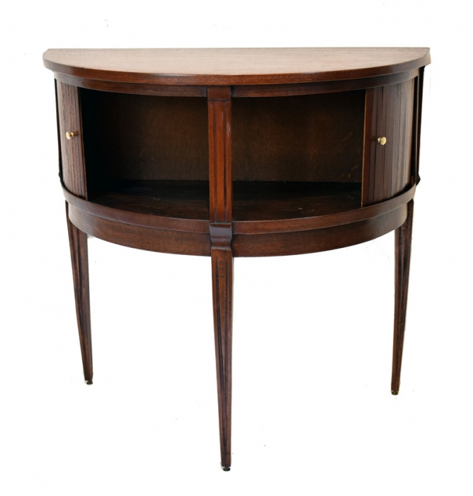 Half moon wall side table Smeerling Antiques