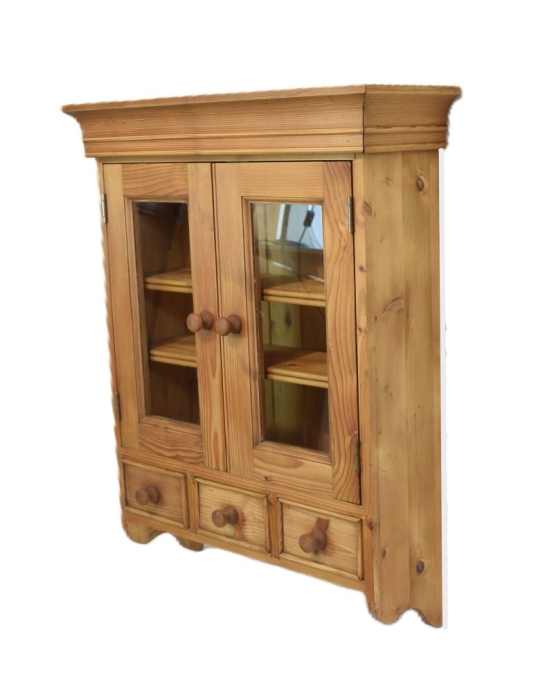 Vintage grote grenen hangkast