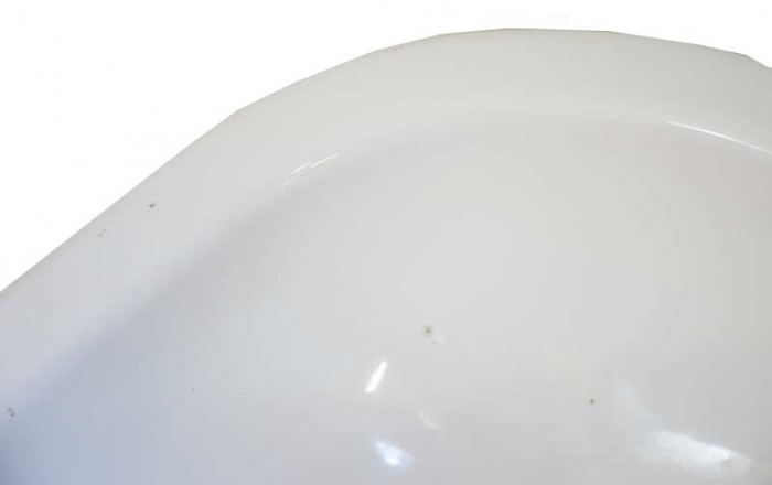 Vintage small corner lavatory sink
