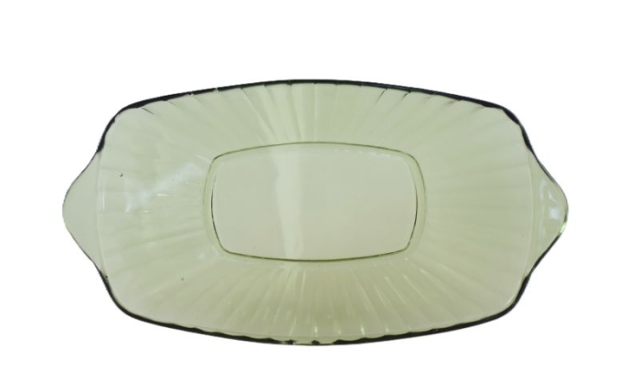Leerdam Neerlandia small glass serving dish gk. l 2