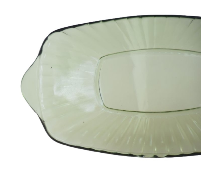 Leerdam Neerlandia small glass serving dish gk. l 2