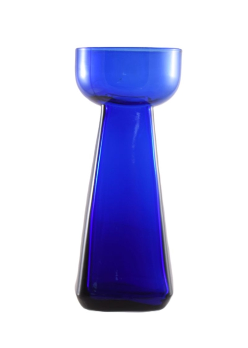 Blue bulb vase ag. d 20 Blue bulb vase ag. d 20