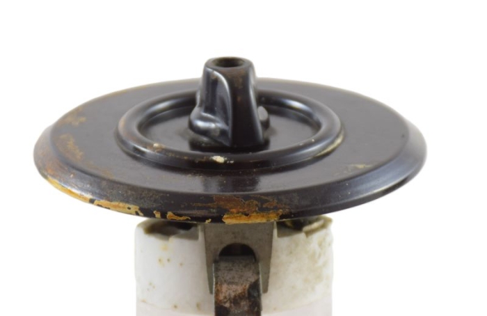 Vintage bakelite light switch b. e 12