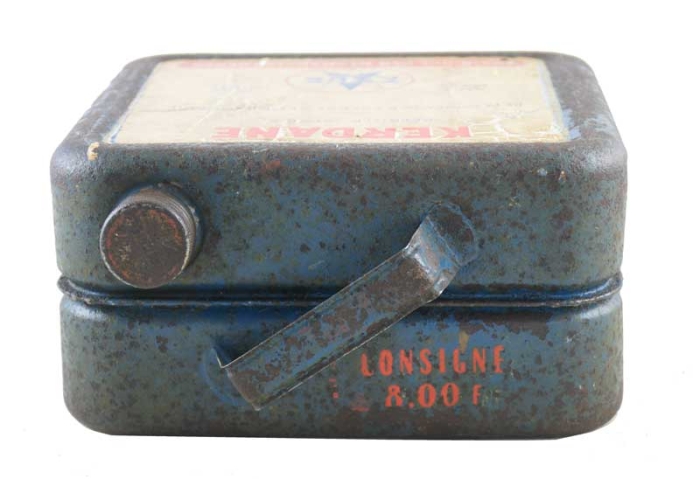 Vintage Frans Kerdane Azur petroleumblik/jerrycan