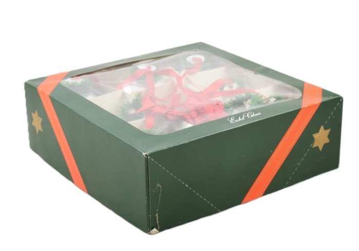 Vintage hanging Christmas baubles decoration k. d 29