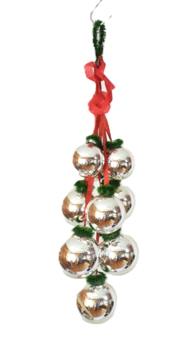 Vintage hanging Christmas baubles decoration k. d 29