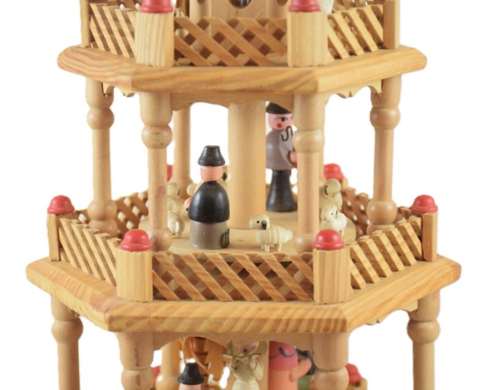 Vintage German  Christmas 4 tier k. d 17