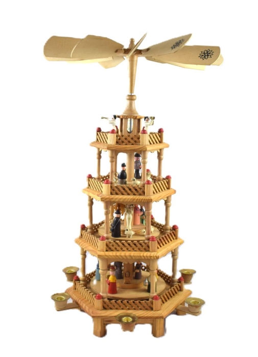 Vintage German  Christmas 4 tier k. d 17